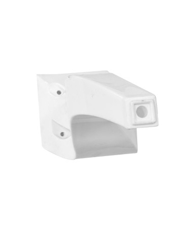 Piede in plastica colore bianco 9.5x20 H cm.