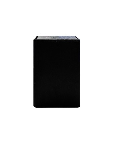 Piede cubotto in plastica colore nero 5.3x5.3x8 H cm.