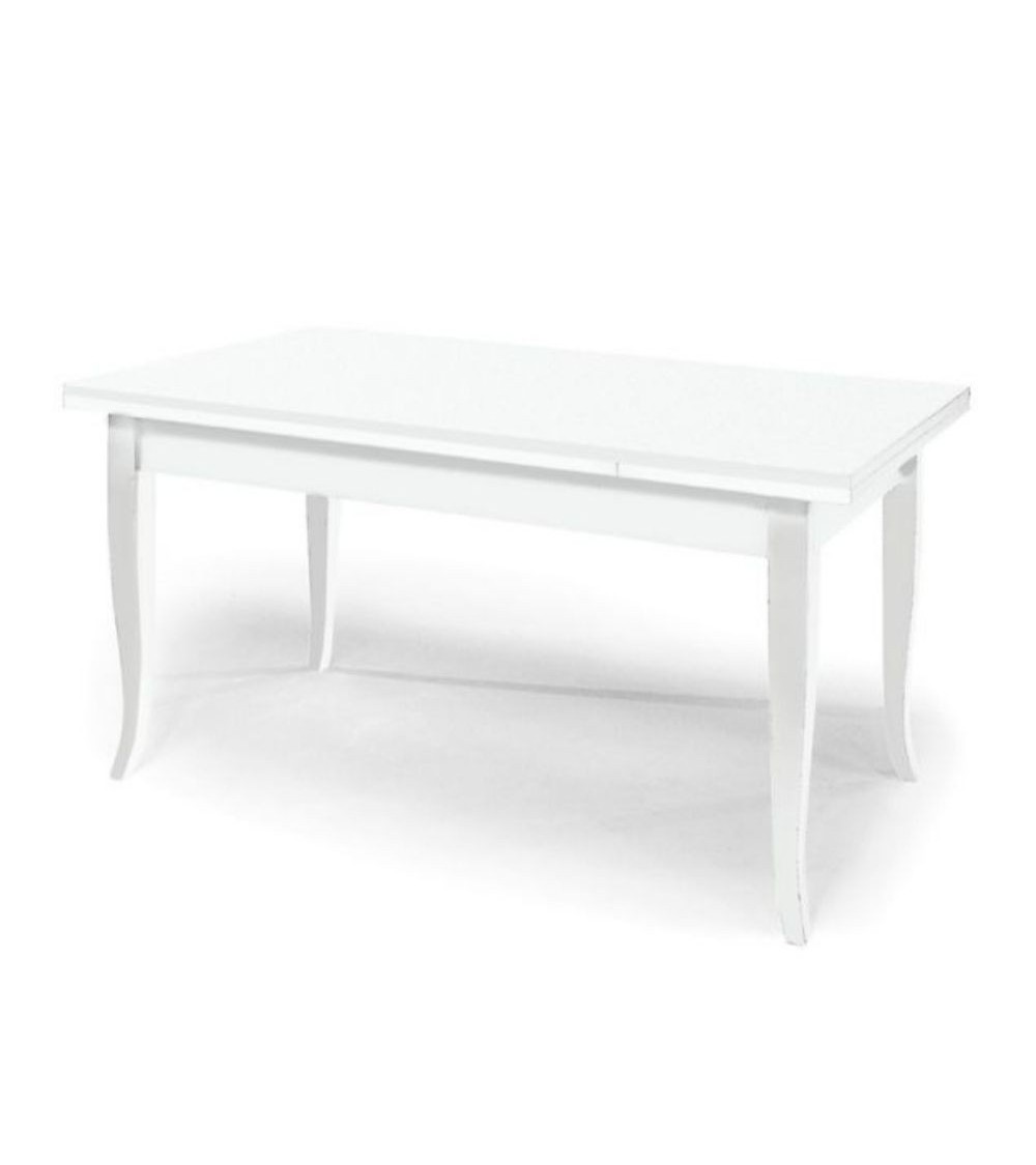Tavolo allungabile Verona bianco 140x80