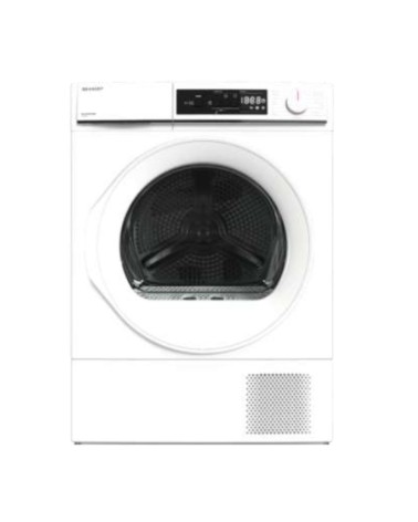 Asciugatrice Sharp KDNHA8S6GWE carica frontale a libera installazione 8 kg classe E