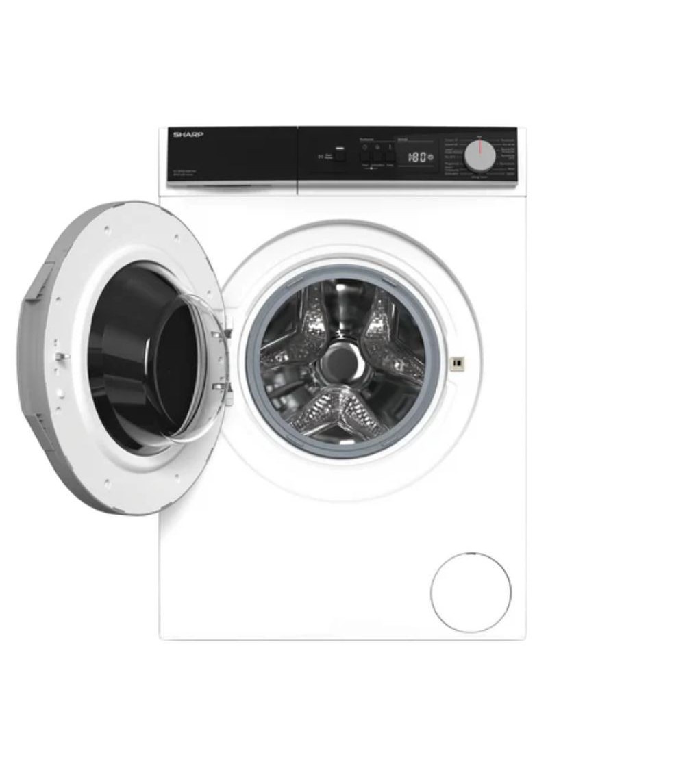 Lavatrice Sharp ESNFA814BWNNA carica frontale a libera installazione 8 kg 1400 rpm classe A