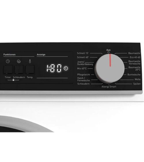Lavatrice Sharp ESNFA814BWNNA carica frontale a libera installazione 8 kg 1400 rpm classe A