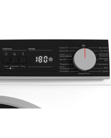 Lavatrice Sharp ESNFA814BWNNA carica frontale a libera installazione 8 kg 1400 rpm classe A