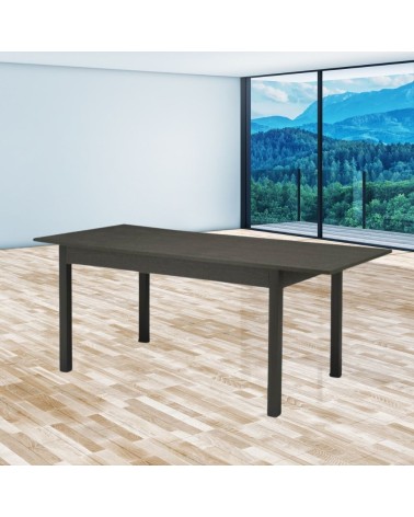 Tavolo allungabile FIRENZE 120x80 rovere grigio