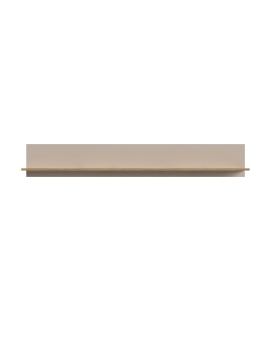 Mensola Frezo04 in colore cashmere e rovere evoque 167.3 x 17.6 x H25 cm.