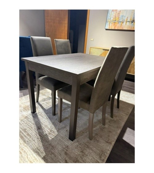 Tavolo allungabile FIRENZE 120x80 rovere grigio