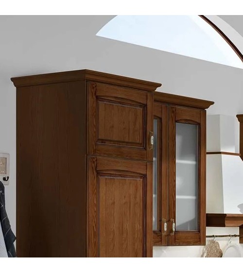 Cimasa cornice per mobili cucina noce 3.60 ml.