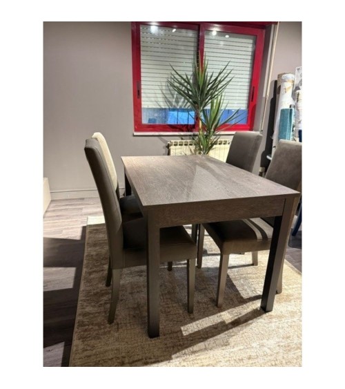 Tavolo allungabile FIRENZE 120x80 rovere grigio