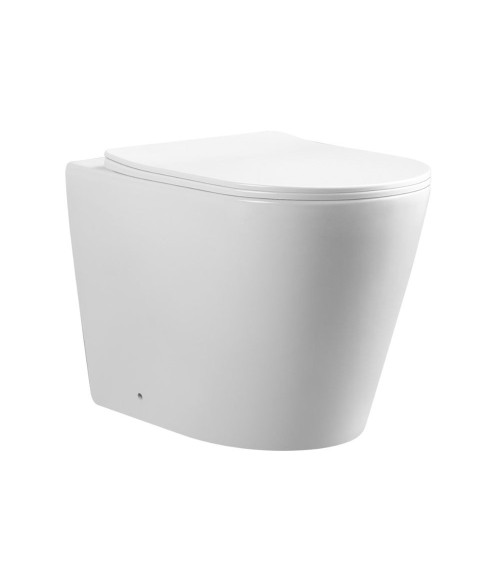 WC a pavimento YJ-3380BI in bianco lucido 36x56x40 cm.