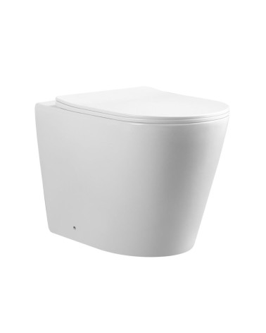 WC a pavimento YJ-3380BI in bianco lucido 36x56x40 cm.