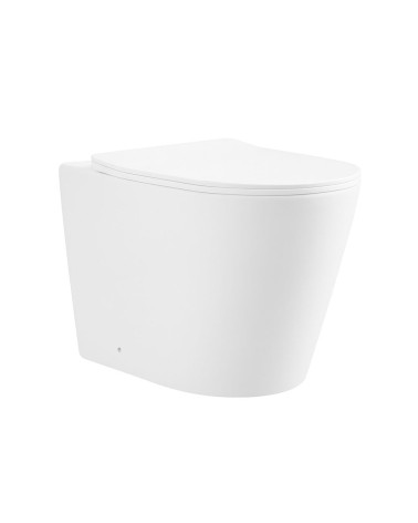 WC a pavimento YJ-3380MW in bianco opaco 36x56x40 cm.
