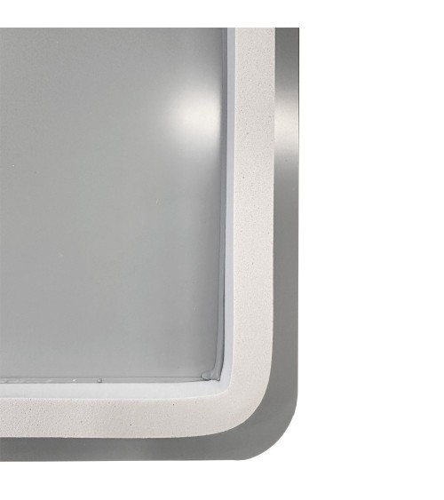Specchio smart rettangolare YJ-70100A con retroilluminazione 70x100 cm.