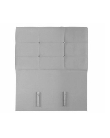 Testiera letto Nova 90x8x110H cm. in ecopelle bianco