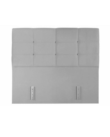Testiera letto Nova 120x8x110H cm. in ecopelle tortora
