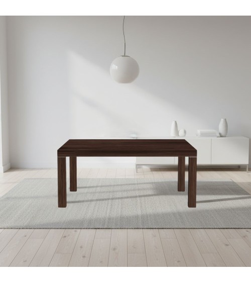 Tavolo Imab Piana T08 in olmo moro con 4 allunghe 160x90x74.6 cm.