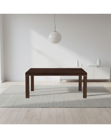 Tavolo Imab Piana T08 in olmo moro con 4 allunghe 160x90x74.6 cm.