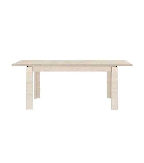 Tavolo Imab Manhattan in rovere sbiancato con 1 allunga 130x90x76.5 H cm.