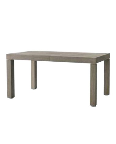 Tavolo Imab Piana T07 in larice grigio con 2 allunghe 140x90x75H cm.