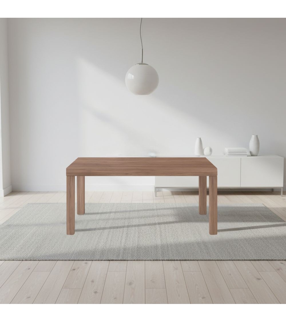 Tavolo Imab Piana T07 in olmo grey con 2 allunghe 140x90x75 H cm.