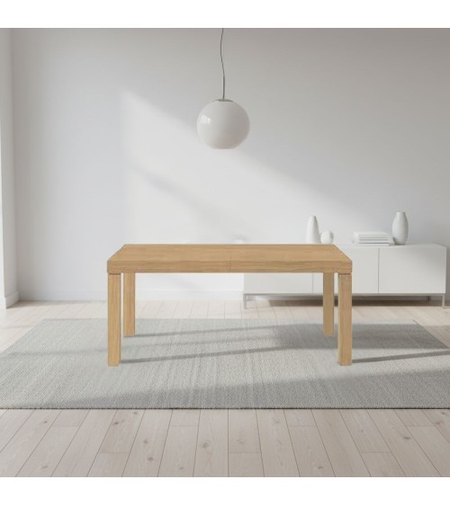 Tavolo Imab Piana T07 in rovere mielato con 2 allunghe 160x90x74.6 H cm.