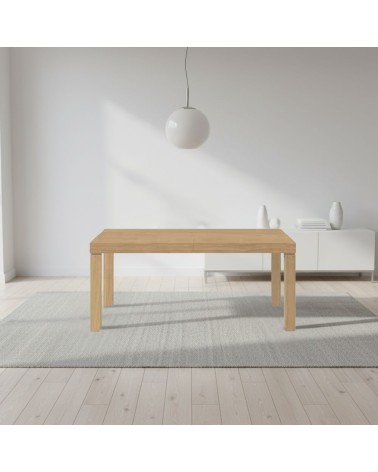 Tavolo Imab Piana T07 in rovere mielato con 2 allunghe 160x90x74.6 H cm.