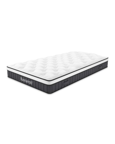 Materasso singolo Pici con tessuto a maglia e molle insacchettate 80x190x21H cm.