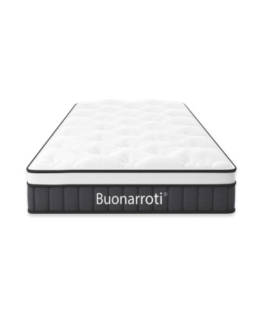 Materasso singolo Pici con tessuto a maglia e molle insacchettate 80x190x21H cm.