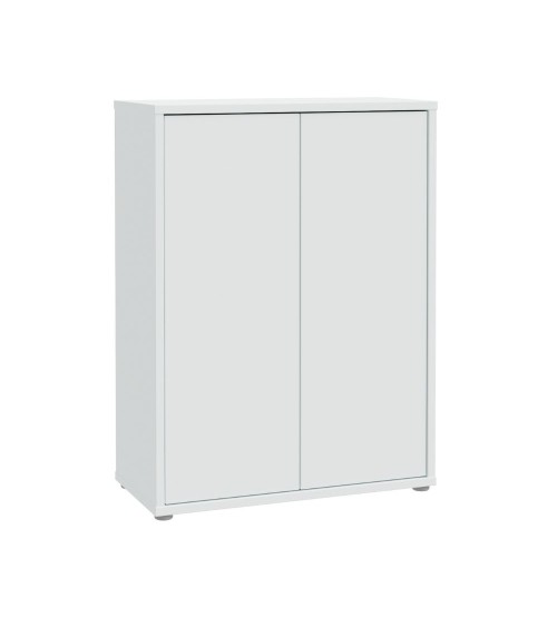 Mobile multiuso Medea 2 ante colore grigio chiaro 74.5x34.9xH 99.1 cm.