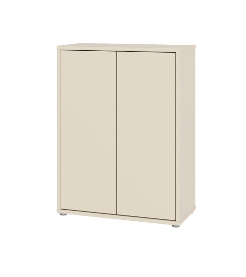 Mobile multiuso Medea 2 ante colore cashmere 74.5x34.9xH 99.1 cm.