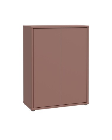 Mobile multiuso Medea 2 ante colore terracotta 74.5x34.9xH 99.1 cm.