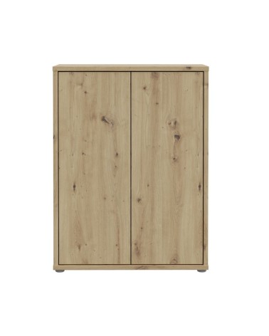Mobile multiuso Medea 2 ante colore rovere 74.5x34.9xH 99.1 cm.