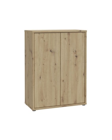 Mobile multiuso Medea 2 ante colore rovere 74.5x34.9xH 99.1 cm.