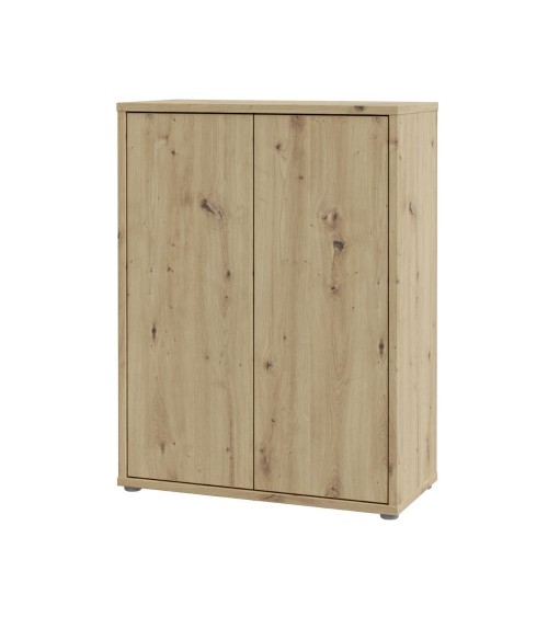 Mobile multiuso Medea 2 ante colore rovere 74.5x34.9xH 99.1 cm.