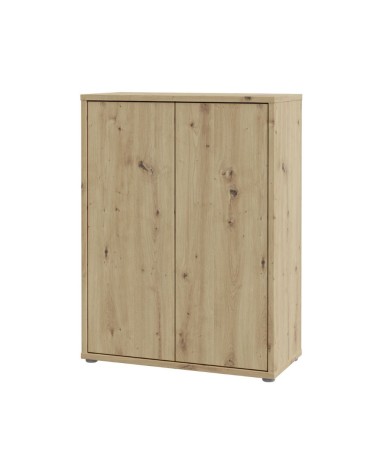 Mobile multiuso Medea 2 ante colore rovere 74.5x34.9xH 99.1 cm.