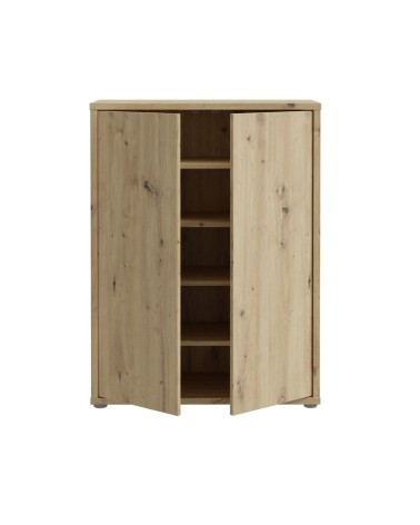 Mobile multiuso Medea 2 ante colore rovere 74.5x34.9xH 99.1 cm.