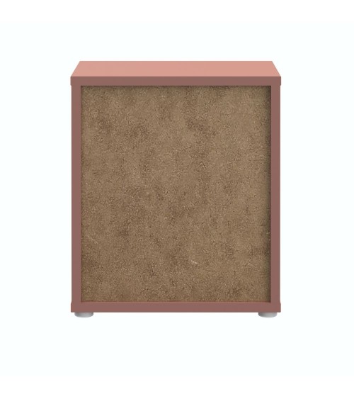 Comodino Medea 2 cassetti in colore terracotta