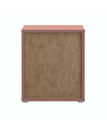 Comodino Medea 2 cassetti in colore terracotta