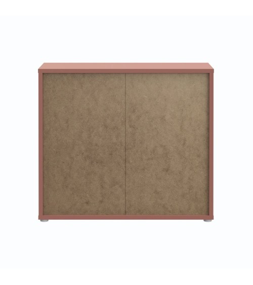 Cassettiera Medea 3 cassetti in colore terracotta