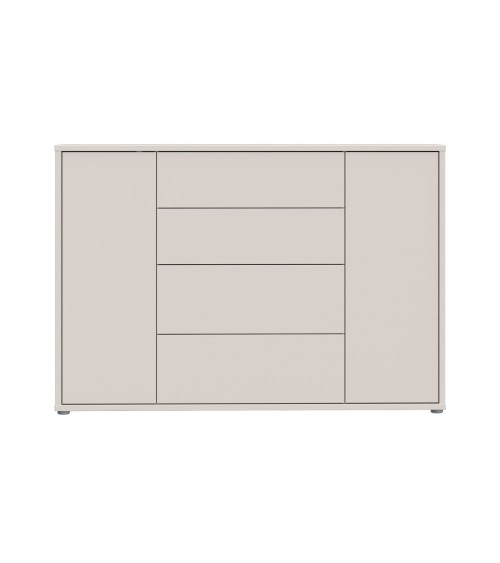 Madia Medea 4 cassetti e 2 ante colore cashmere