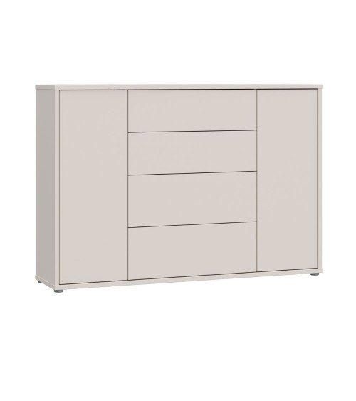 Madia Medea 4 cassetti e 2 ante colore cashmere