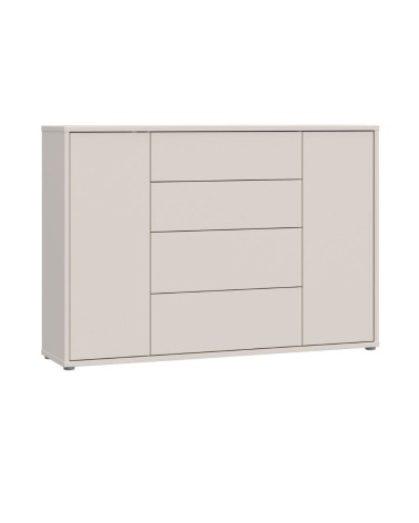 Madia Medea 4 cassetti e 2 ante colore cashmere