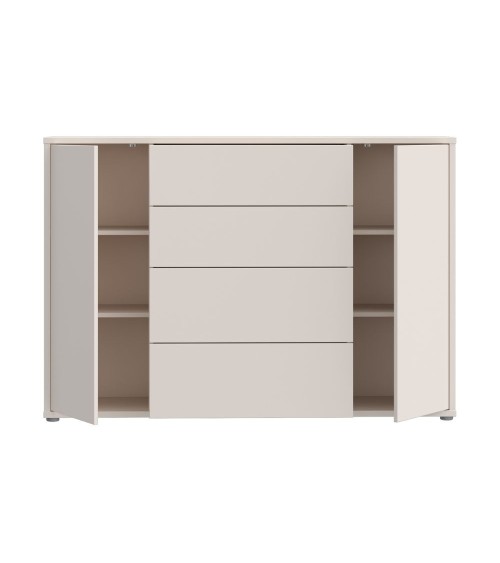 Madia Medea 4 cassetti e 2 ante colore cashmere