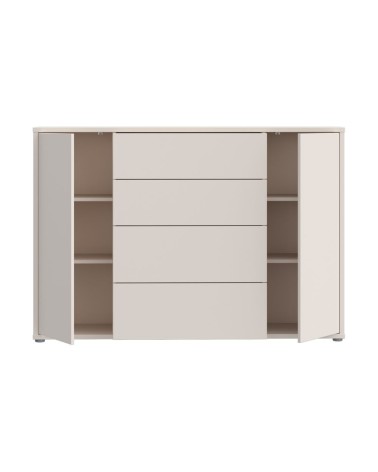 Madia Medea 4 cassetti e 2 ante colore cashmere