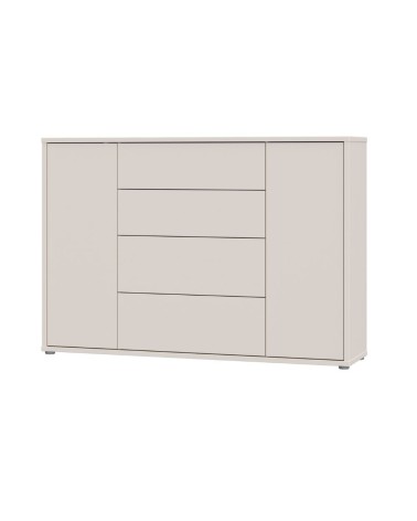 Madia Medea 4 cassetti e 2 ante colore cashmere