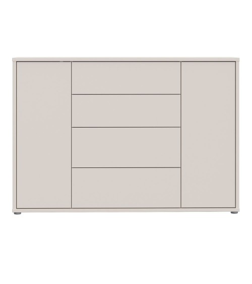 Madia Medea 4 cassetti e 2 ante colore cashmere