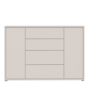 Madia Medea 4 cassetti e 2 ante colore cashmere