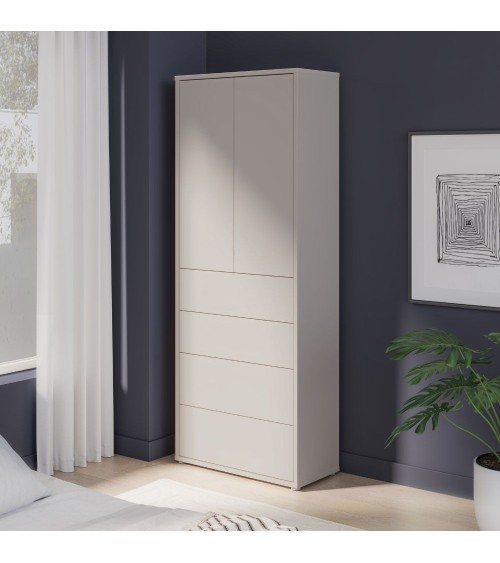 Mobile multiuso Medea 4 cassetti e 2 ante colore cashmere