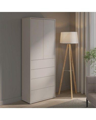 Mobile multiuso Medea 4 cassetti e 2 ante colore cashmere