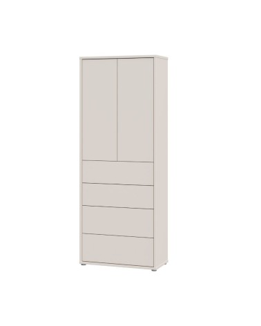 Mobile multiuso Medea 4 cassetti e 2 ante colore cashmere