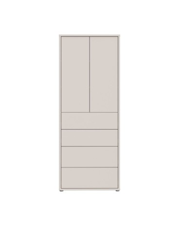 Mobile multiuso Medea 4 cassetti e 2 ante colore cashmere